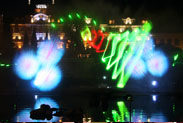 LASER SHOW s holografickou projekcí